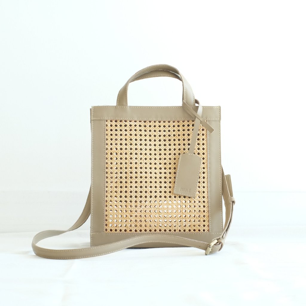 Sia Two-Way Tote - Taupe
