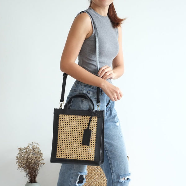 Sia Two-Way Tote - Black – INNÉ